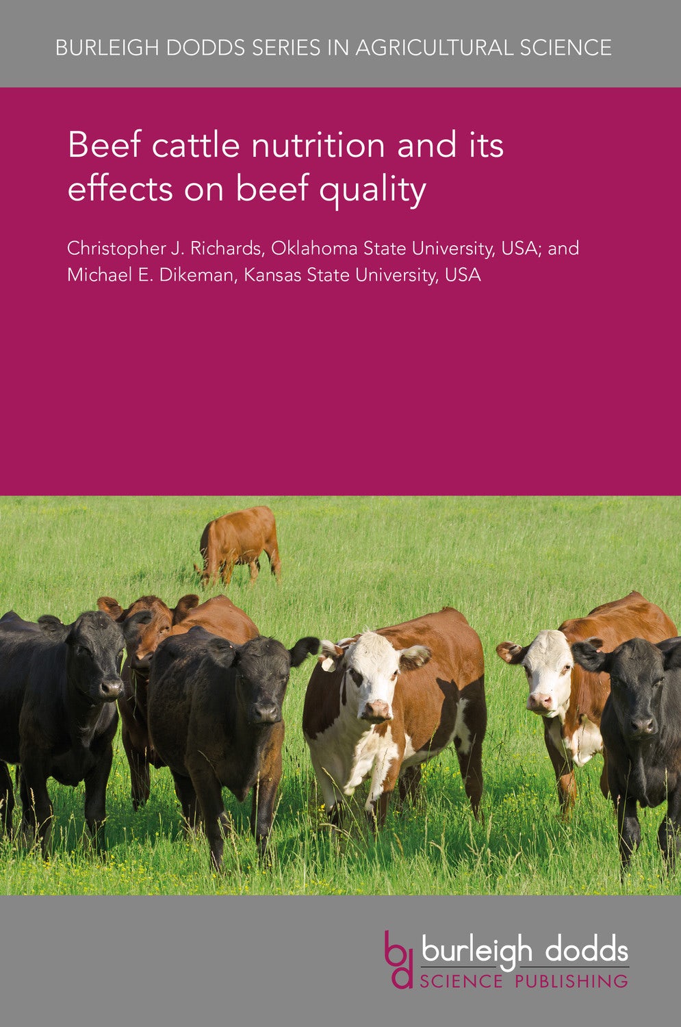 Book cover image for Beef cattle nutrition and its effects on beef quality ISBN: 9781838790356